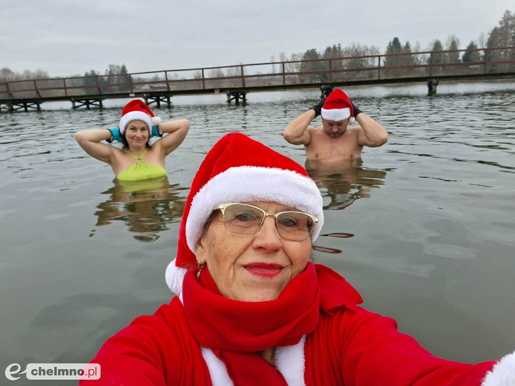 Mikołajkowe morsowanie nad Jeziorem Starogrodzkim