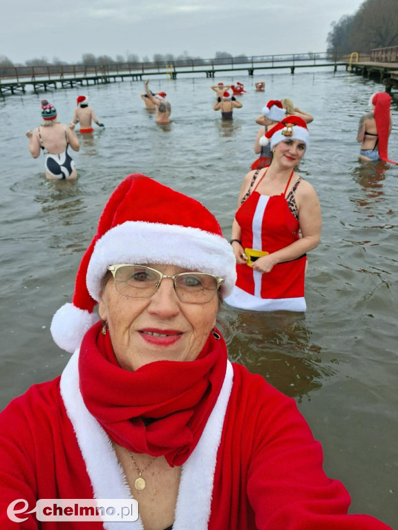 Mikołajkowe morsowanie nad Jeziorem Starogrodzkim