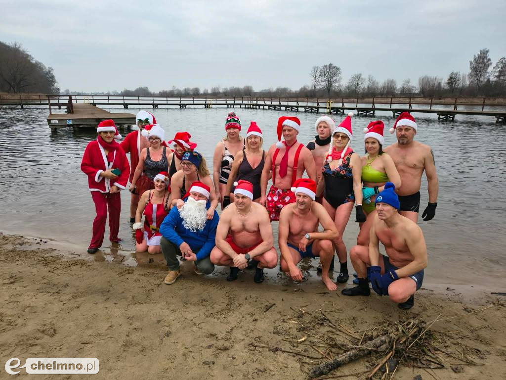 Mikołajkowe morsowanie nad Jeziorem Starogrodzkim