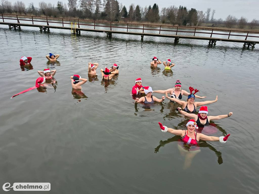 Mikołajkowe morsowanie nad Jeziorem Starogrodzkim