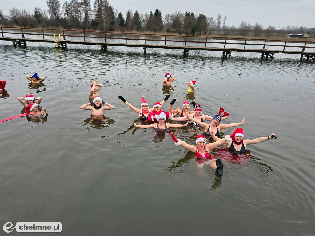 Mikołajkowe morsowanie nad Jeziorem Starogrodzkim