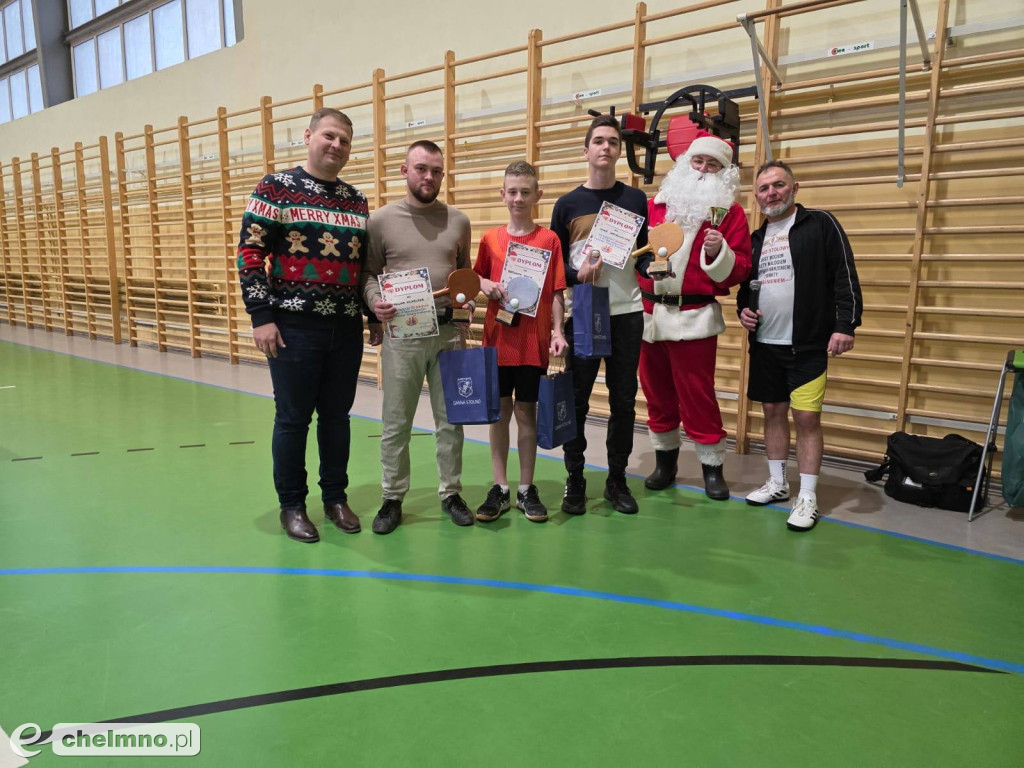 Za nami IV Mikołajkowy Amatorski Turniej Tenisa Stołowego