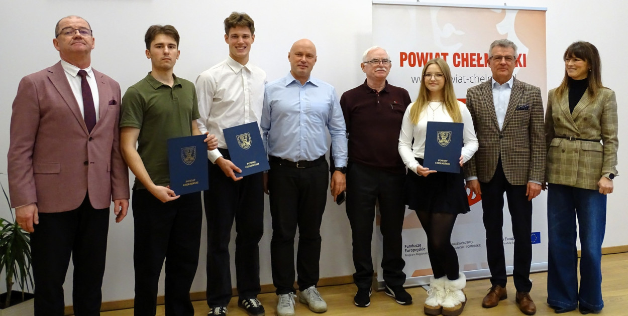 Poznajcie młodych stypendystów Powiatu Chełmińskiego!