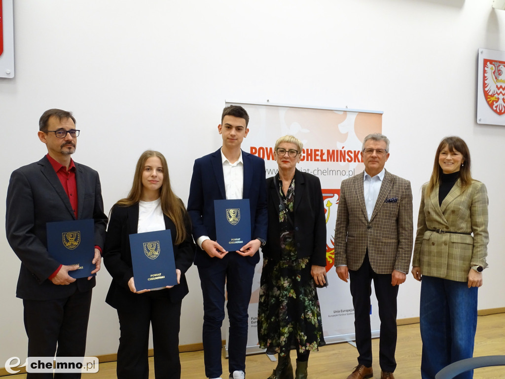 Poznajcie młodych stypendystów Powiatu Chełmińskiego!