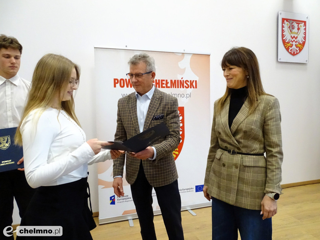 Poznajcie młodych stypendystów Powiatu Chełmińskiego!