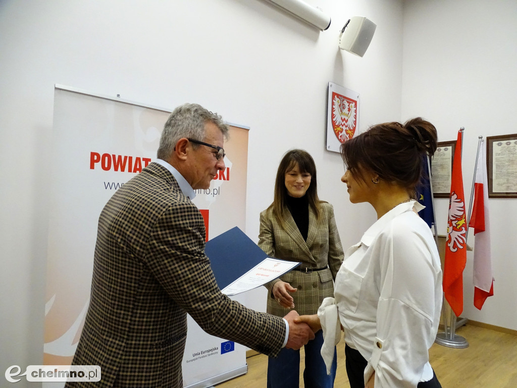 Poznajcie młodych stypendystów Powiatu Chełmińskiego!