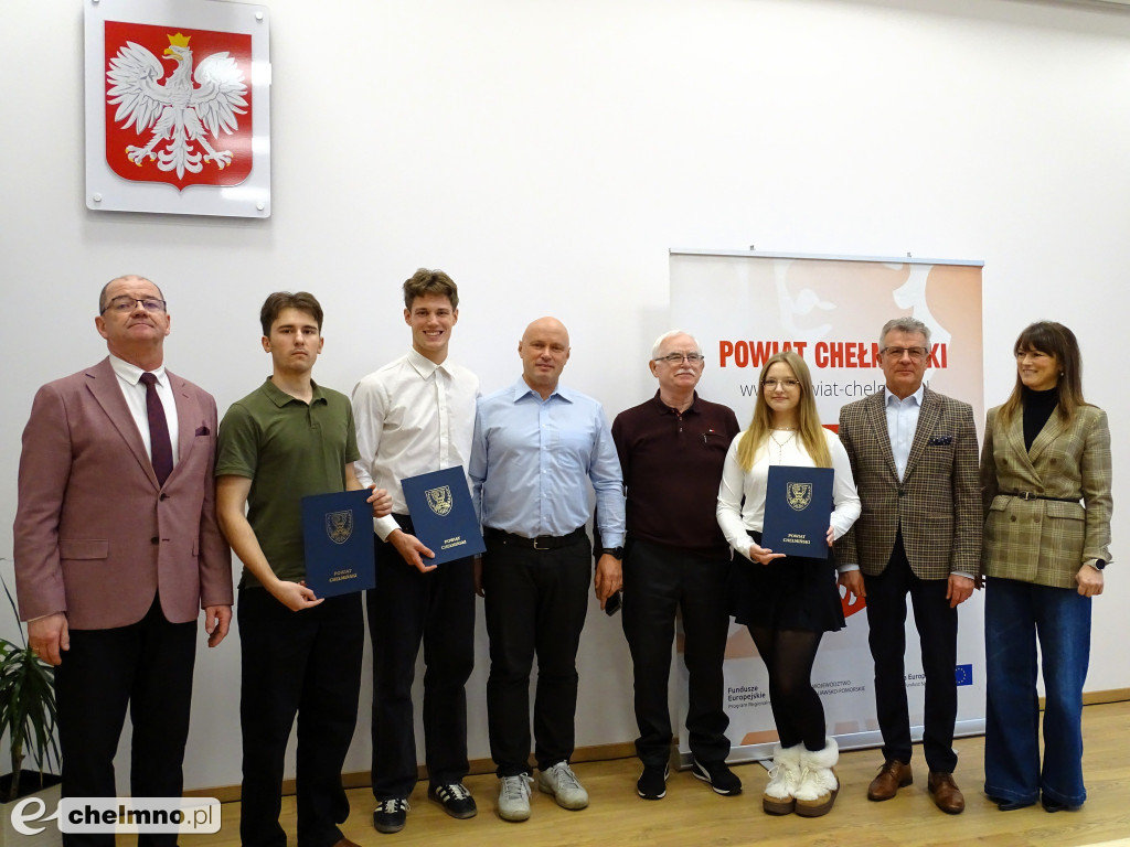 Poznajcie młodych stypendystów Powiatu Chełmińskiego!