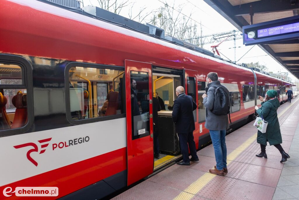 Inauguracja połączeń kolejowych do Ciechocinka