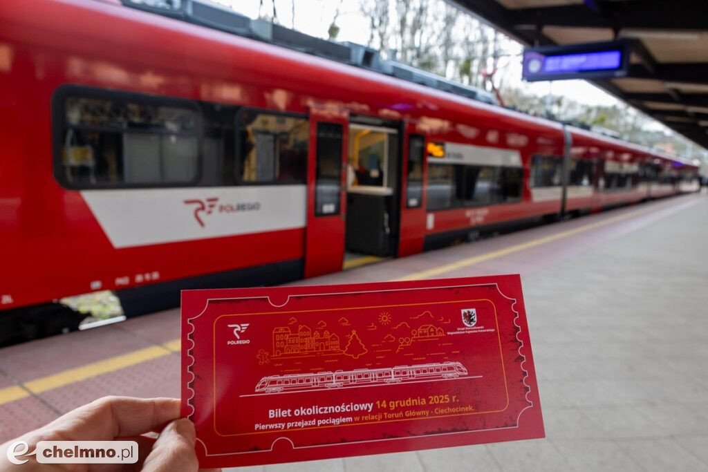 Inauguracja połączeń kolejowych do Ciechocinka