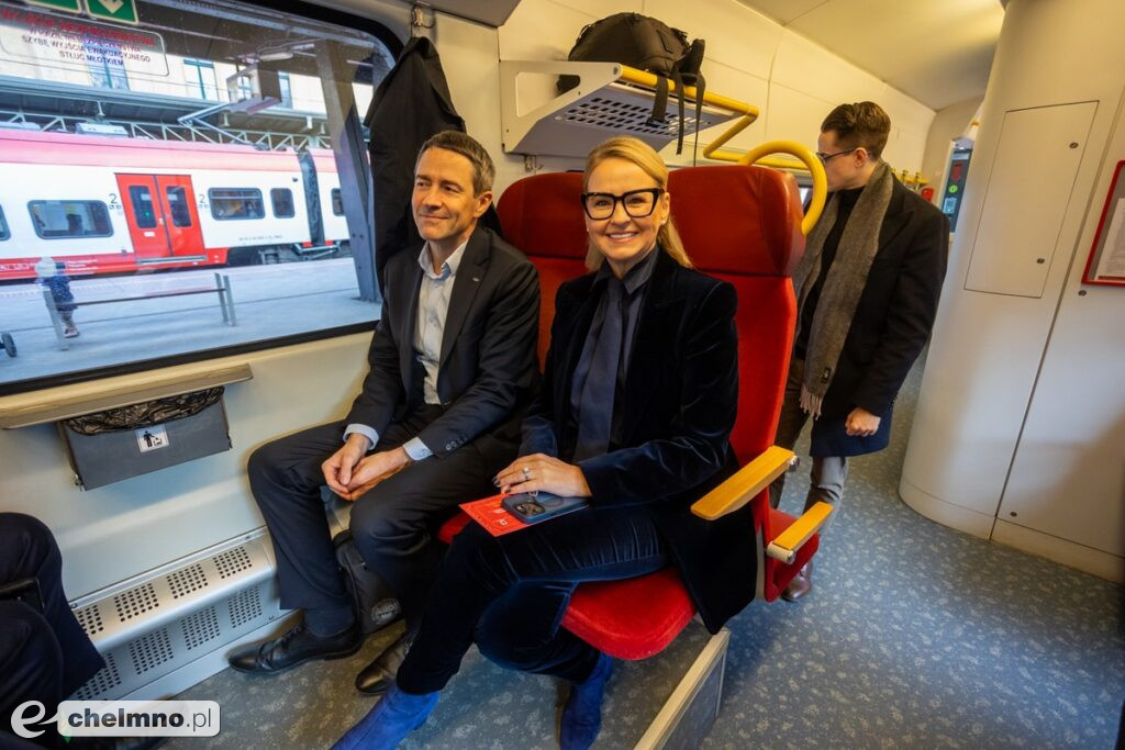 Inauguracja połączeń kolejowych do Ciechocinka