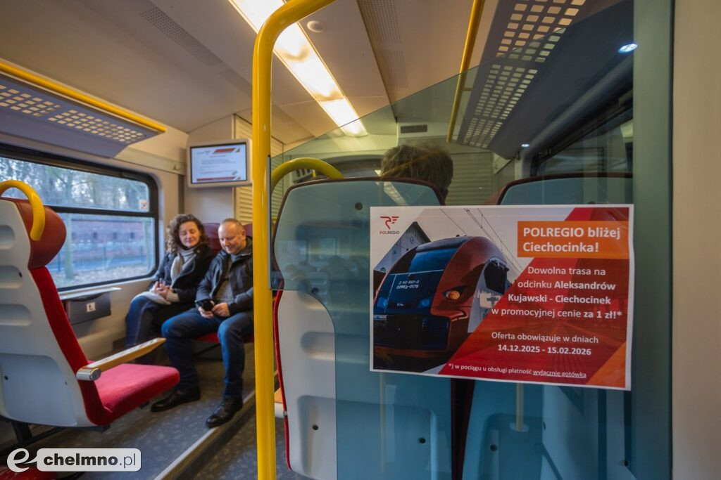 Inauguracja połączeń kolejowych do Ciechocinka