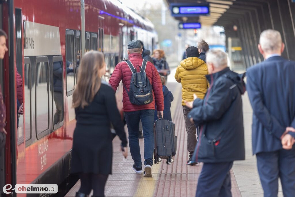 Inauguracja połączeń kolejowych do Ciechocinka