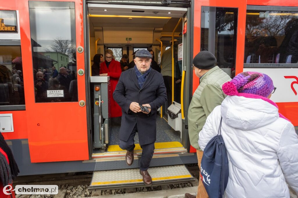 Inauguracja połączeń kolejowych do Ciechocinka