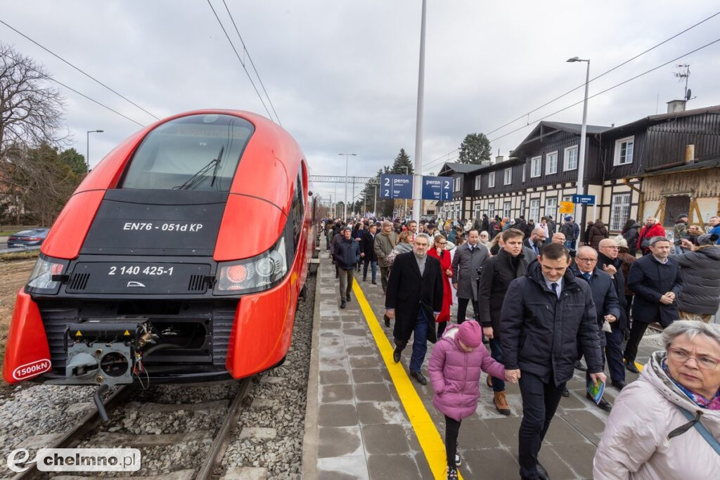 Inauguracja połączeń kolejowych do Ciechocinka