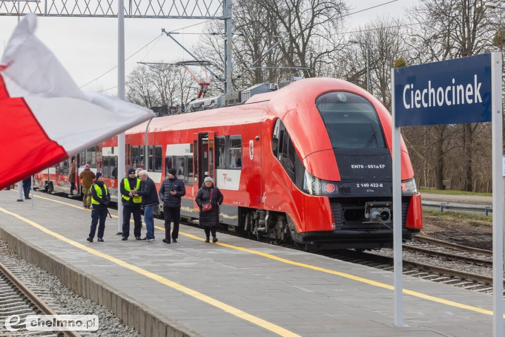 Inauguracja połączeń kolejowych do Ciechocinka