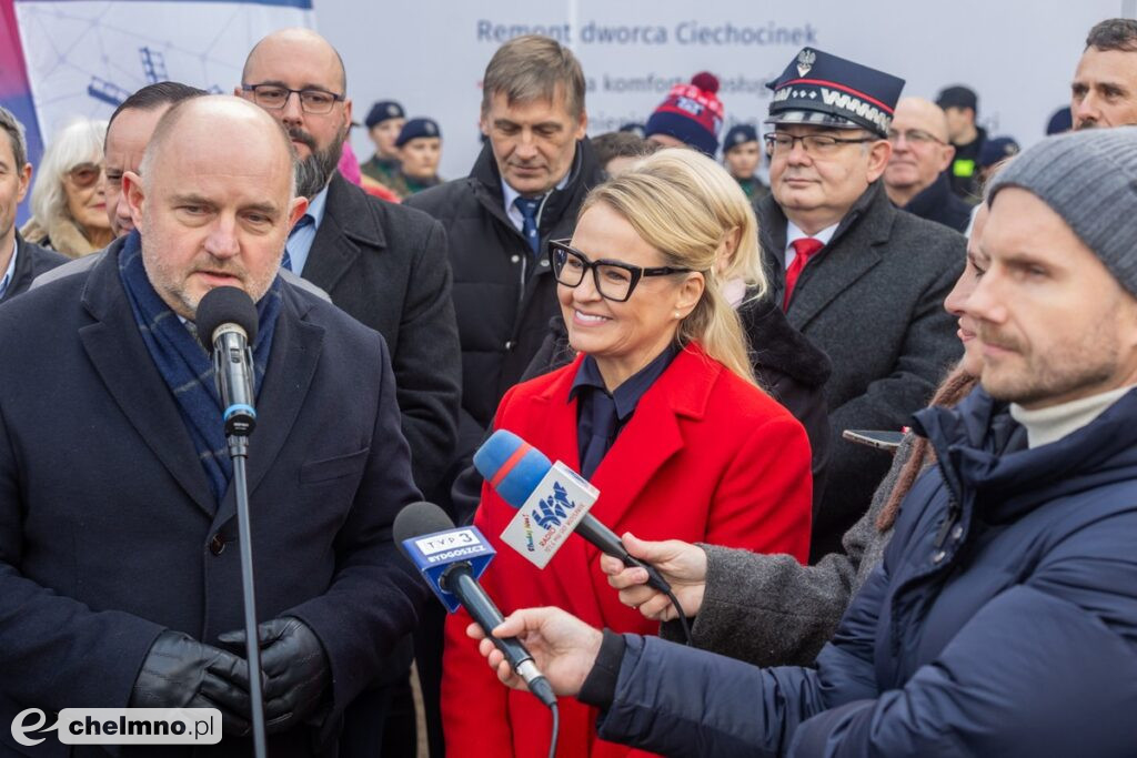 Inauguracja połączeń kolejowych do Ciechocinka