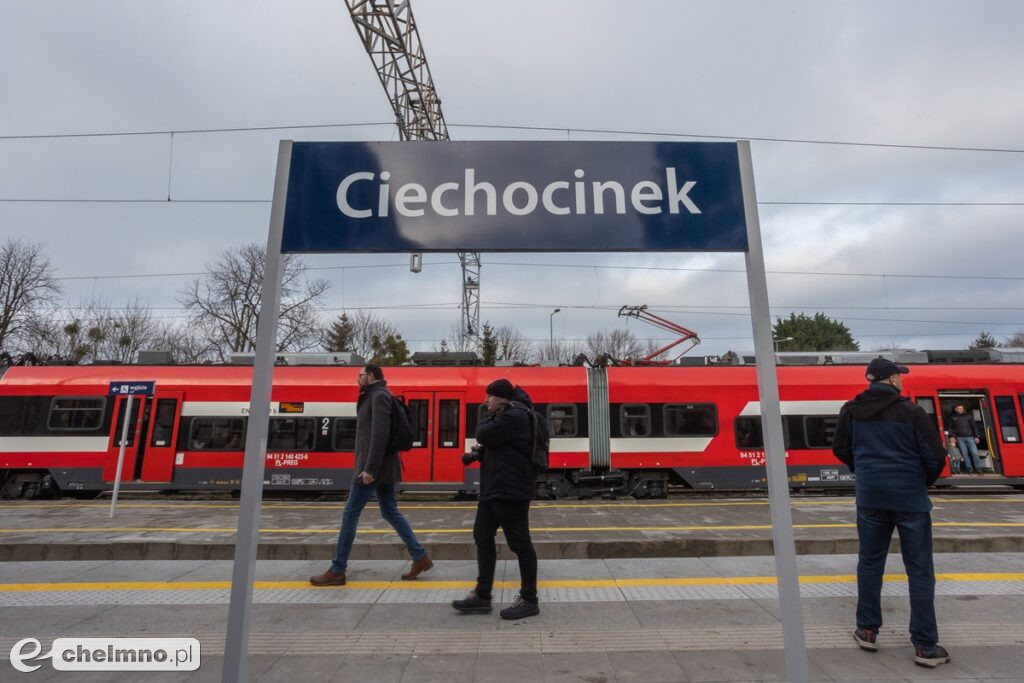 Inauguracja połączeń kolejowych do Ciechocinka