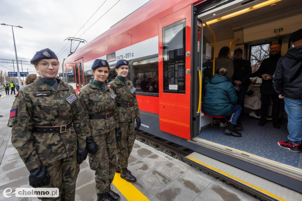 Inauguracja połączeń kolejowych do Ciechocinka