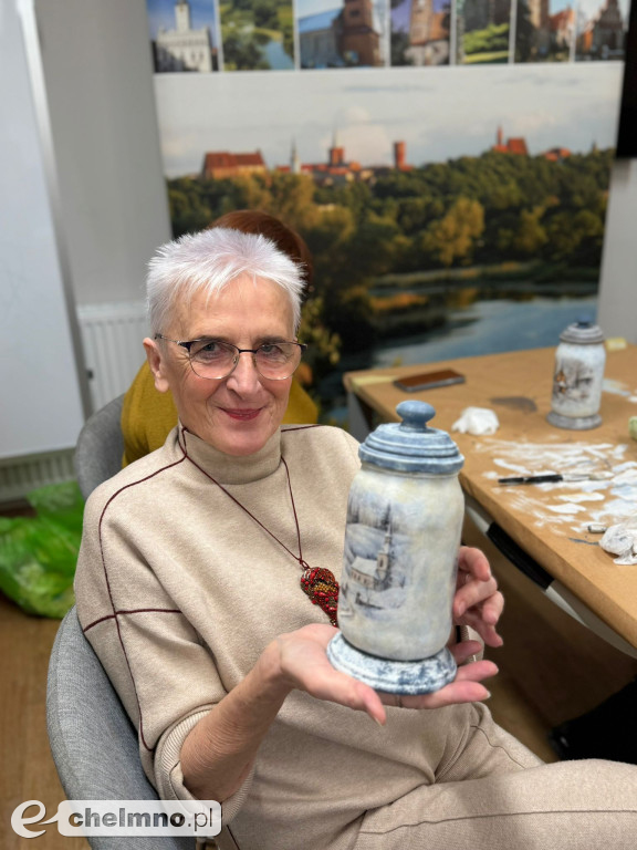 Warsztaty rękodzieła przeprowadziliśmy w Chełmnie