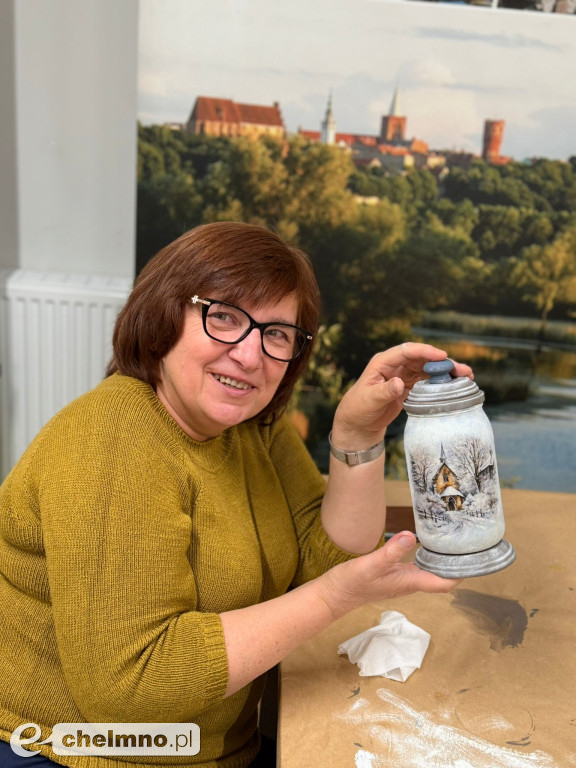 Warsztaty rękodzieła przeprowadziliśmy w Chełmnie