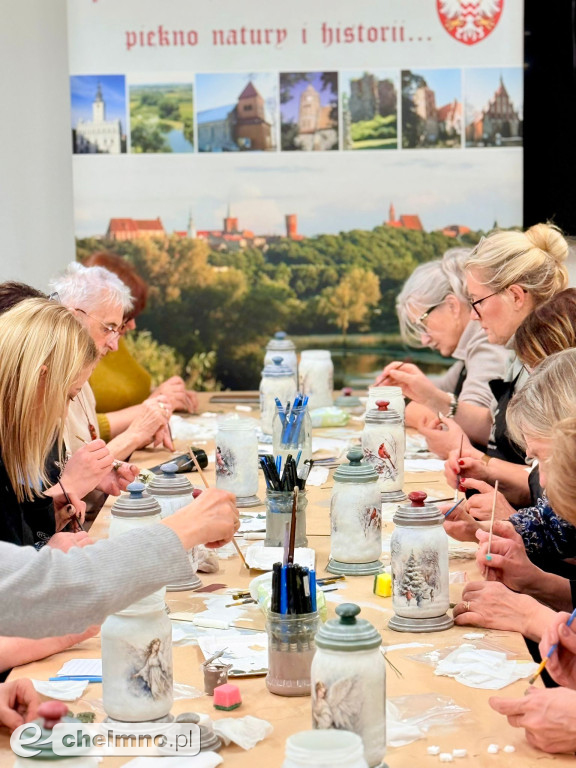 Warsztaty rękodzieła przeprowadziliśmy w Chełmnie