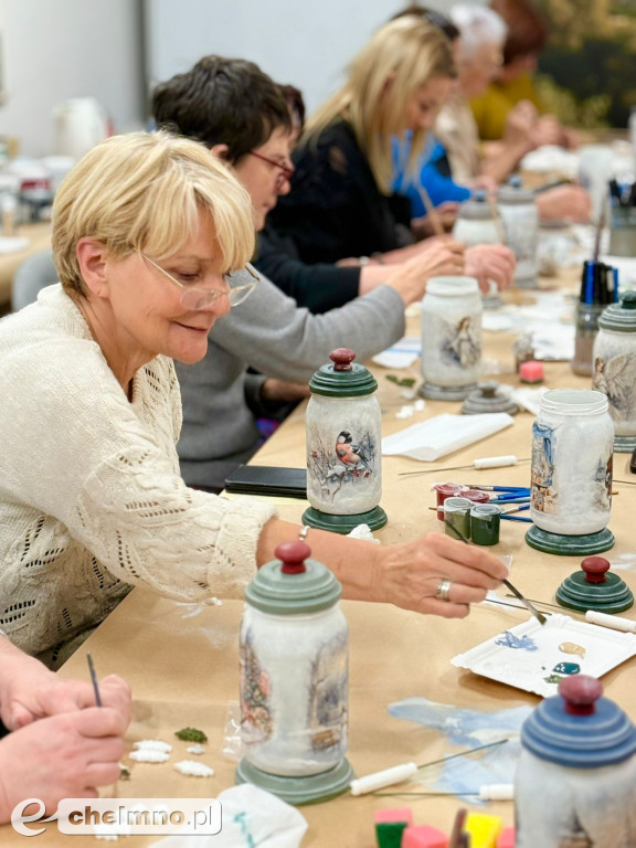 Warsztaty rękodzieła przeprowadziliśmy w Chełmnie