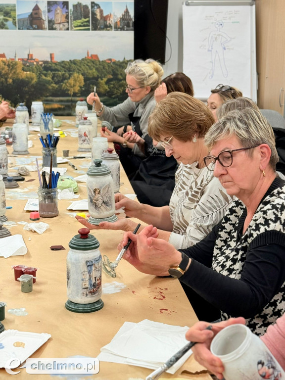 Warsztaty rękodzieła przeprowadziliśmy w Chełmnie