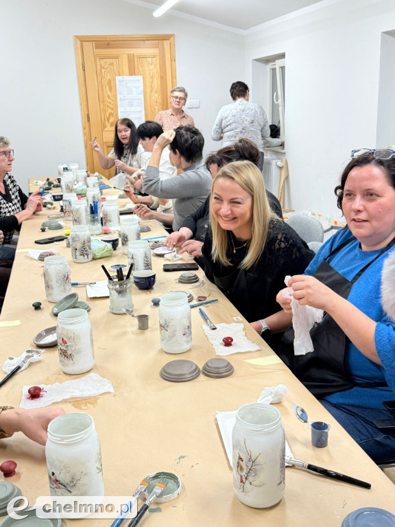 Warsztaty rękodzieła przeprowadziliśmy w Chełmnie