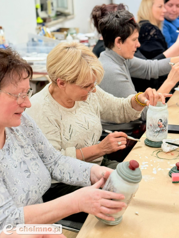 Warsztaty rękodzieła przeprowadziliśmy w Chełmnie