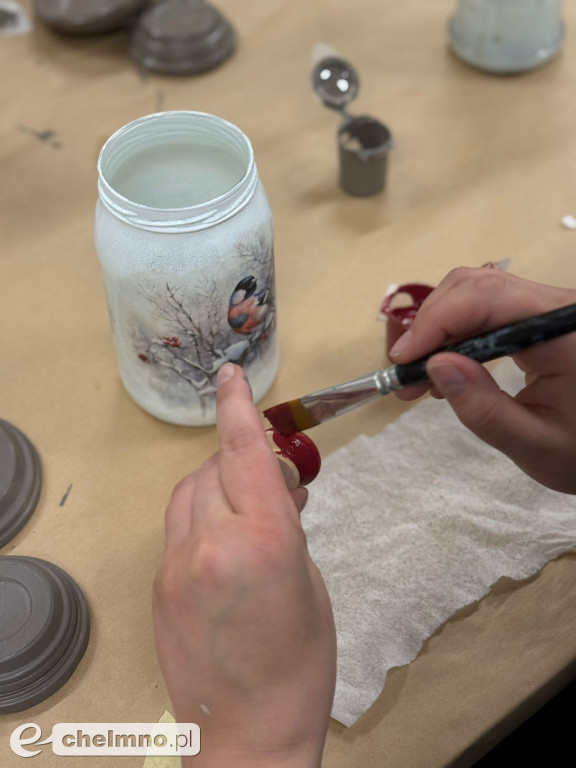 Warsztaty rękodzieła przeprowadziliśmy w Chełmnie