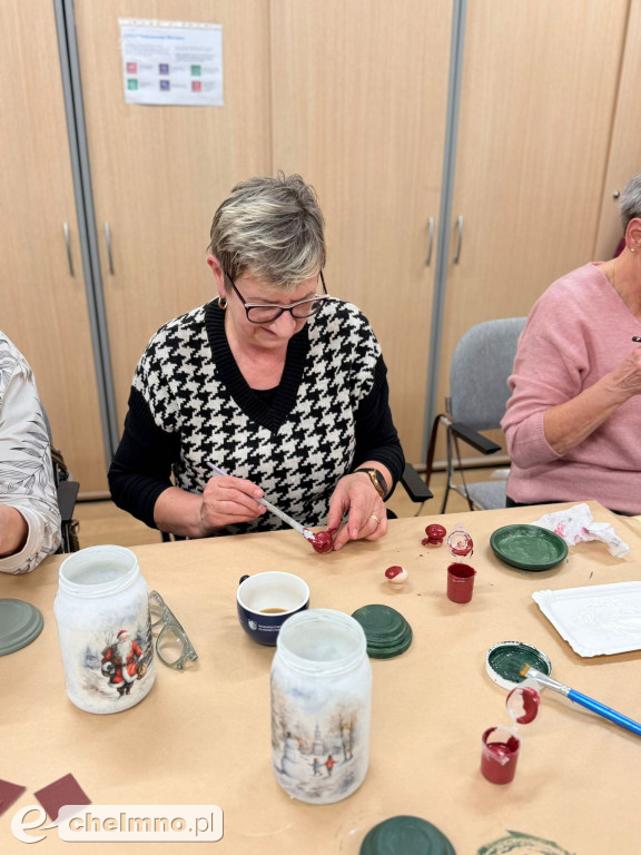 Warsztaty rękodzieła przeprowadziliśmy w Chełmnie