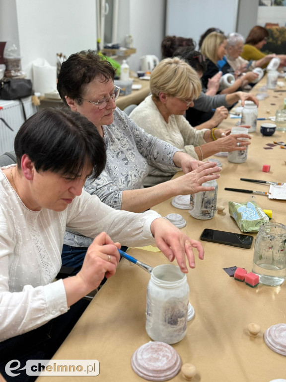 Warsztaty rękodzieła przeprowadziliśmy w Chełmnie