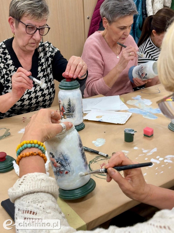 Warsztaty rękodzieła przeprowadziliśmy w Chełmnie