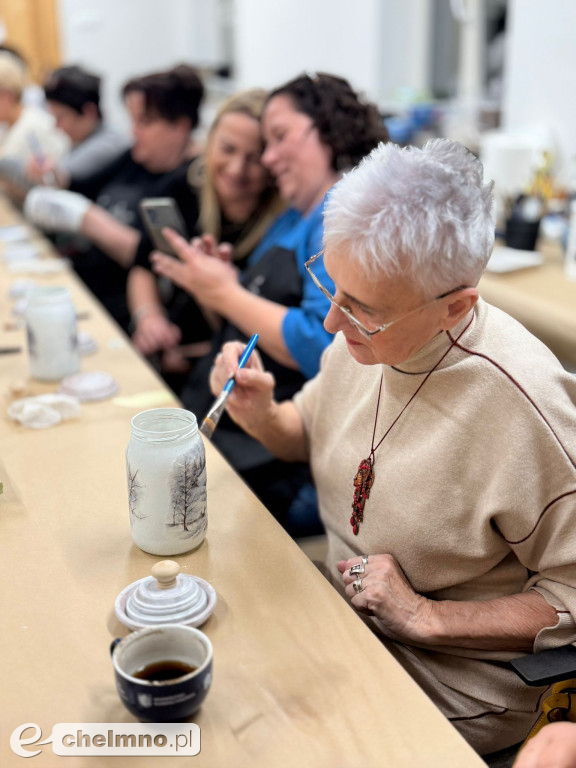 Warsztaty rękodzieła przeprowadziliśmy w Chełmnie