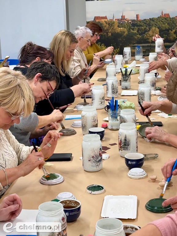 Warsztaty rękodzieła przeprowadziliśmy w Chełmnie