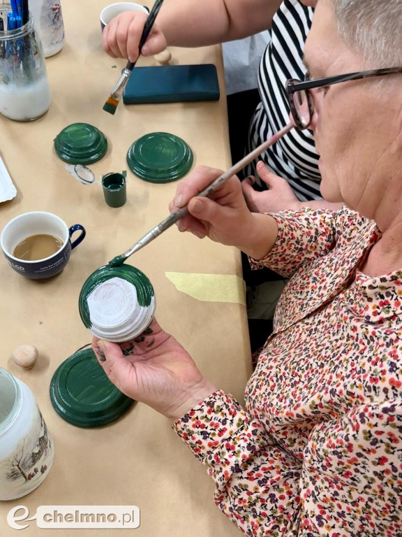 Warsztaty rękodzieła przeprowadziliśmy w Chełmnie