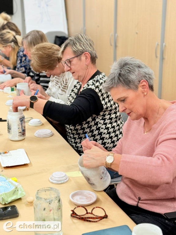 Warsztaty rękodzieła przeprowadziliśmy w Chełmnie