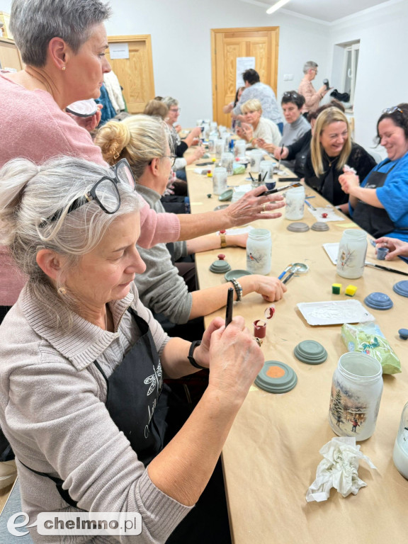 Warsztaty rękodzieła przeprowadziliśmy w Chełmnie