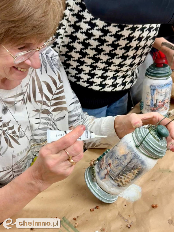 Warsztaty rękodzieła przeprowadziliśmy w Chełmnie