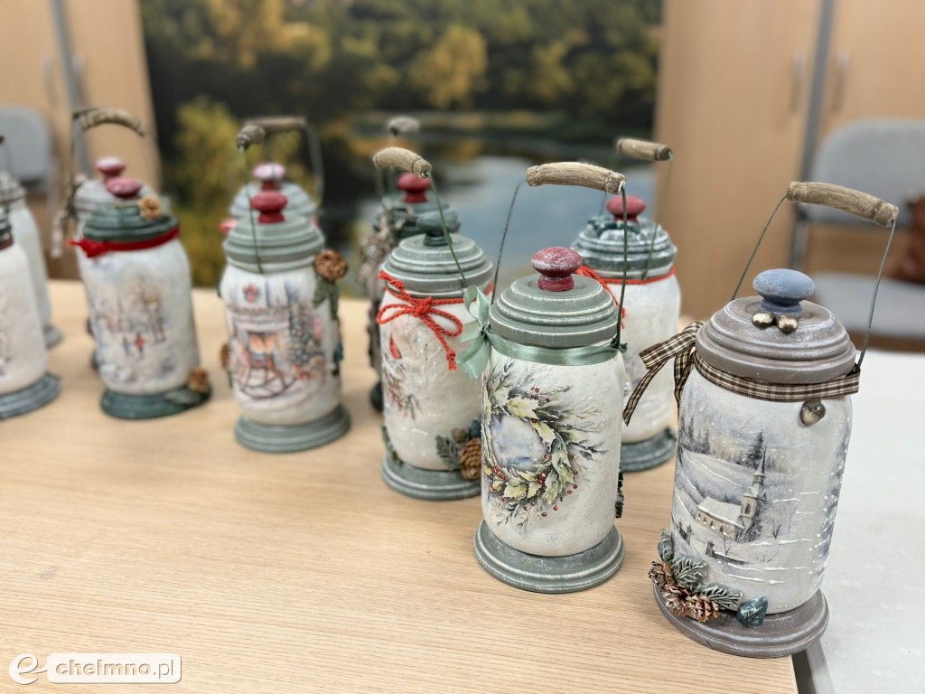 Warsztaty rękodzieła przeprowadziliśmy w Chełmnie