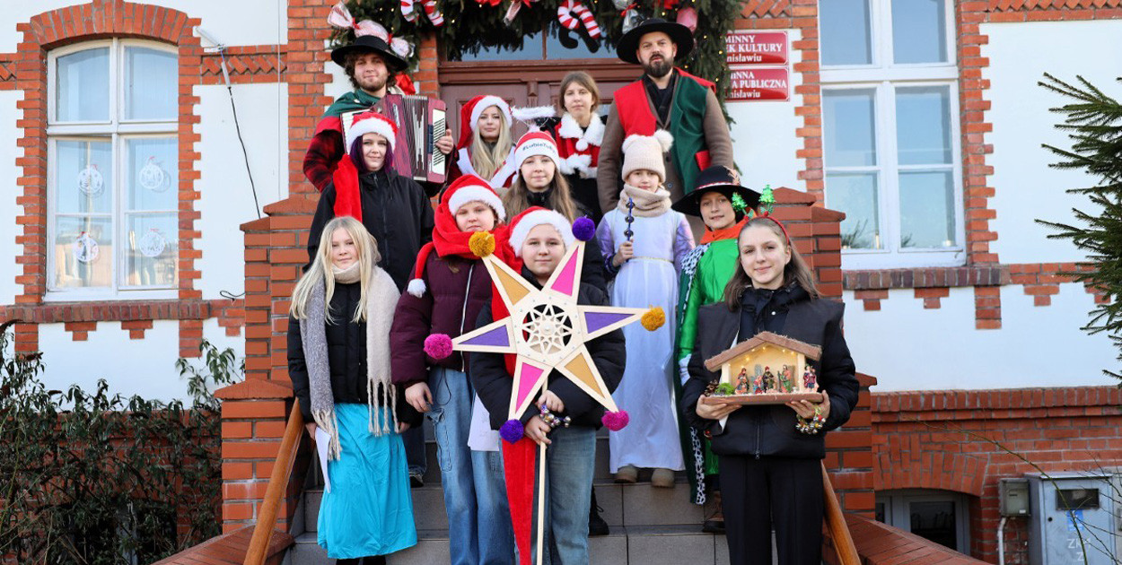 Wprowadzili świąteczny nastrój do Unisławia