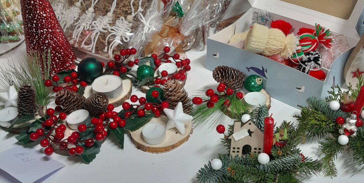 Cudne ozdoby można było kupić na kiermaszu w Czwórce