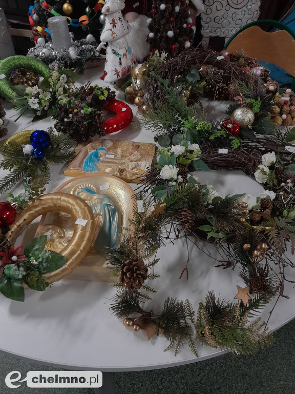 Cudne ozdoby można było kupić na kiermaszu w Czwórce