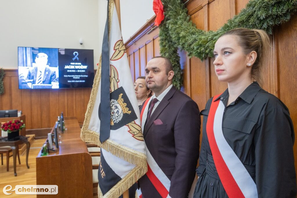 Sejmik i zarząd województwa żegnają prof. Jacka Woźnego