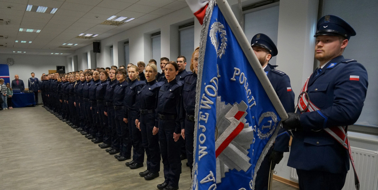 Pierwsze w 2026 roku ślubowanie policjantów