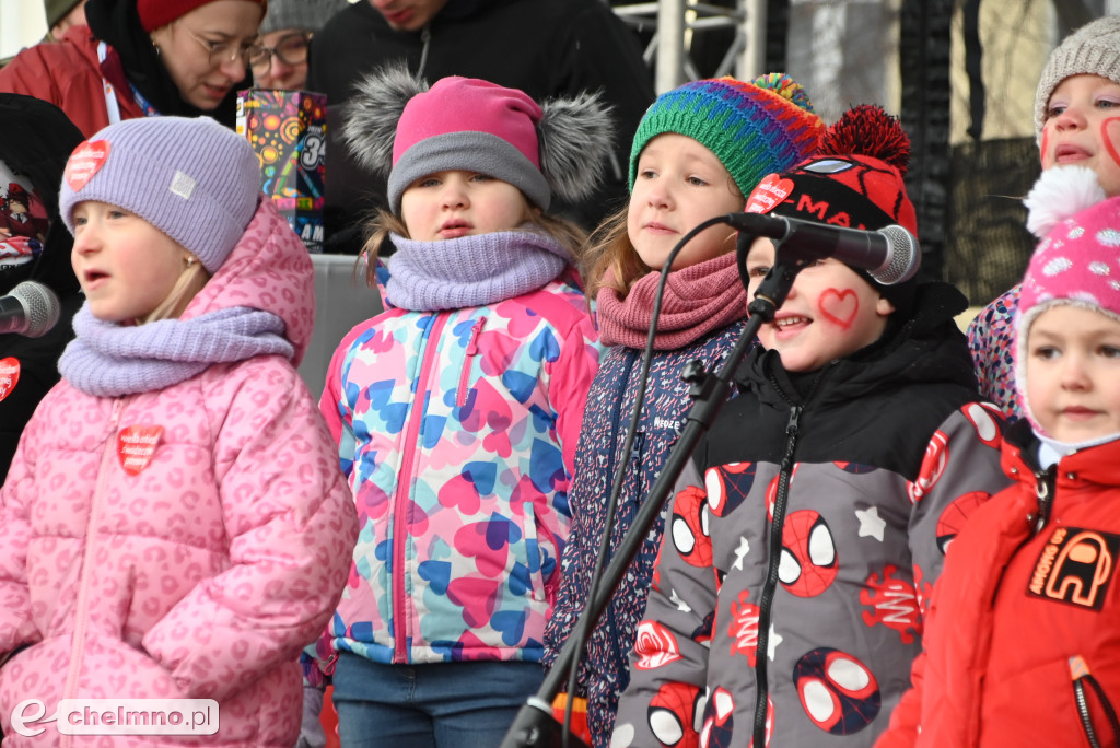 Bursztynowe złote i srebrne serduszka WOŚP wylicytowane