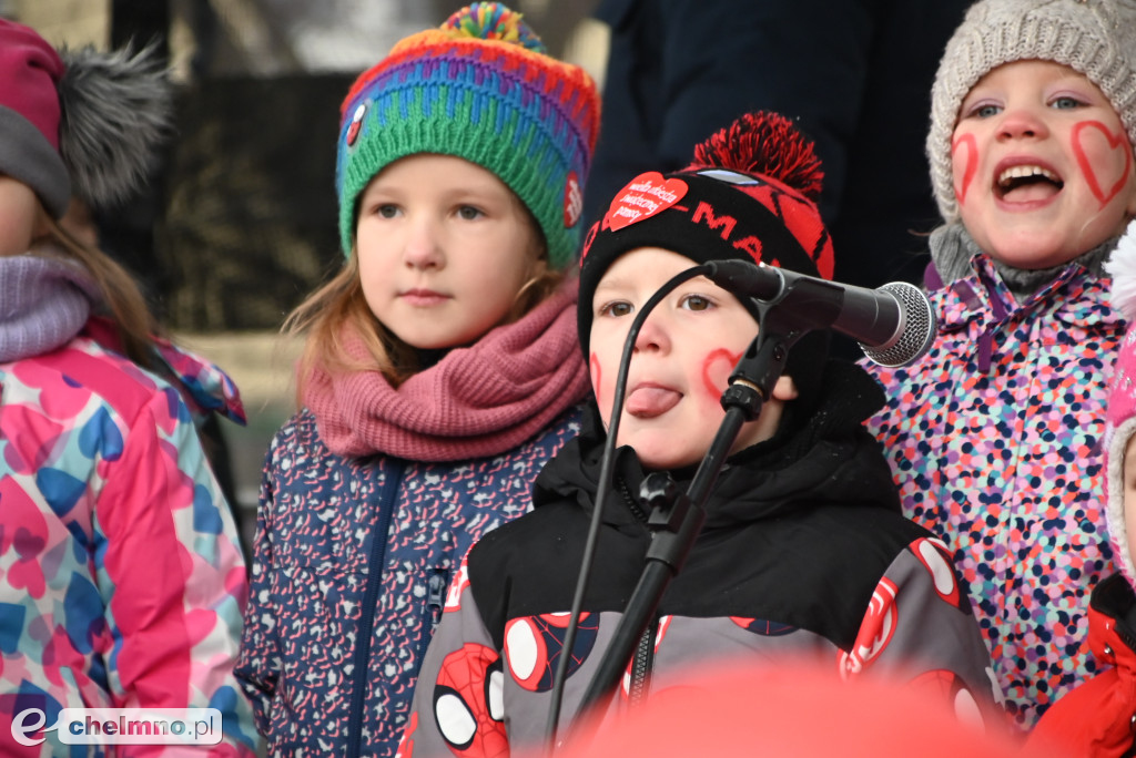 Bursztynowe złote i srebrne serduszka WOŚP wylicytowane