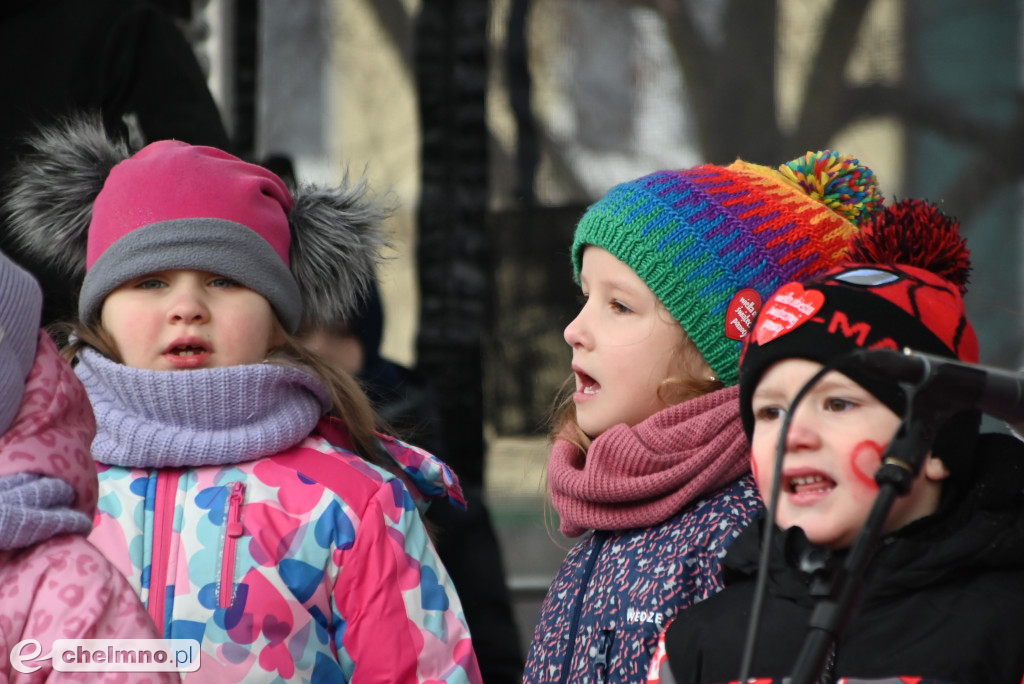 Bursztynowe złote i srebrne serduszka WOŚP wylicytowane