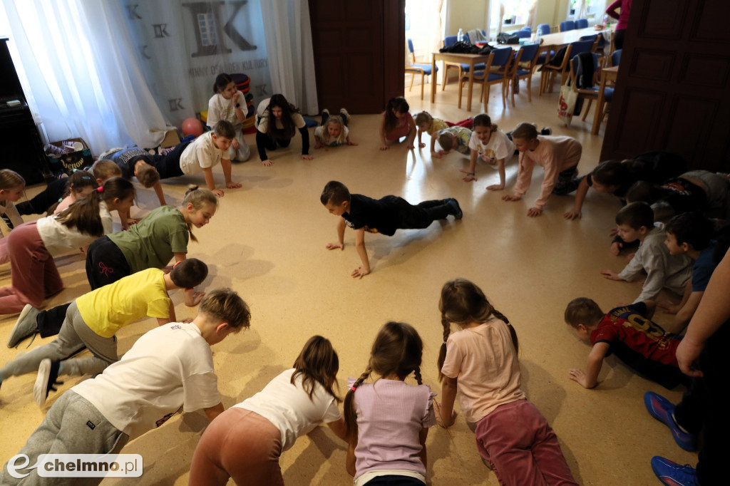 Drugi dzień ferii pełen ruchu, kreatywności