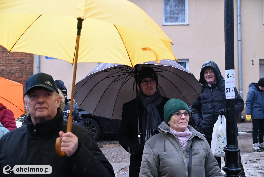 Odsłonięcie pomnika zakochanych Krystyny i Kaspra